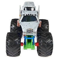 Monster Jam, Monster truck Double Decker officiel, véhicule en métal moulé, échelle 1:64, Jouets pour garçons à partir de 3 ans