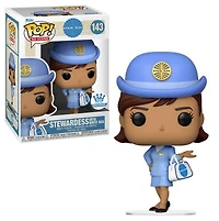 Figurine en Vinyle Hôtesse de l'air Pan Am avec sac blanc  par Funko POP! Pan Am: Ad Icons