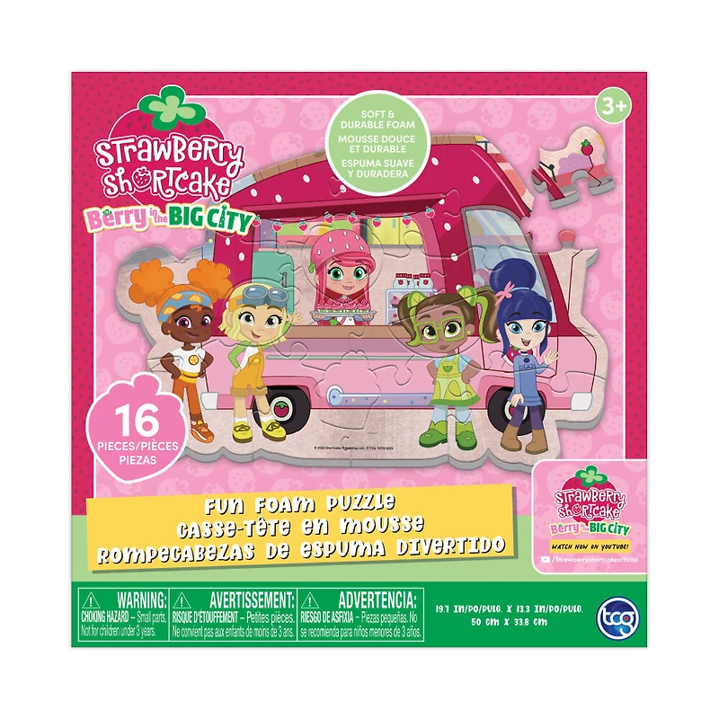 Sure-Lox Kids - Fun Foam Puzzles - Strawberry Shortcake