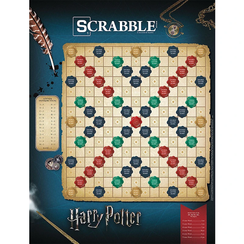 SCRABBLE: "World of Harry Potter" Jeu De Plateau - Édition anglaise
