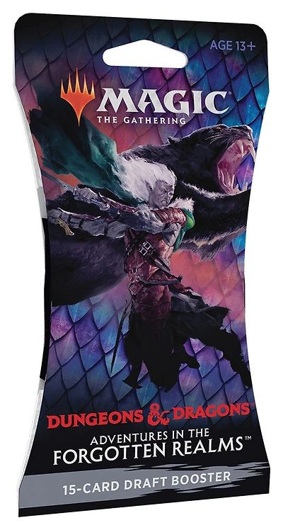 Protège-cartes Booster de draft " Aventures dans les Royaumes Oubliés " Magic Le Rassemblement