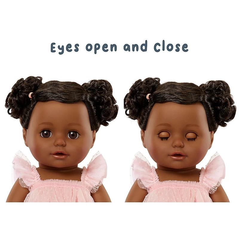BABY born Birthday Baby Doll Harper - Dark Brown Eyes