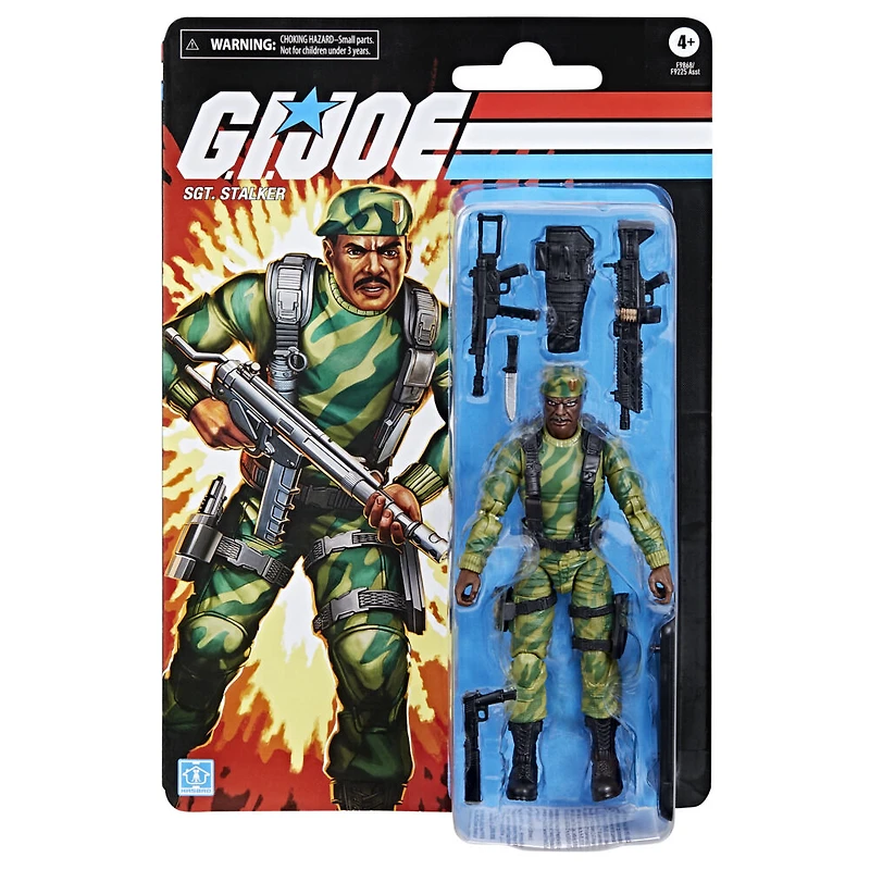 G.I. Joe Classified Series Retro Cardback, Sgt. Stalker Action Figure
