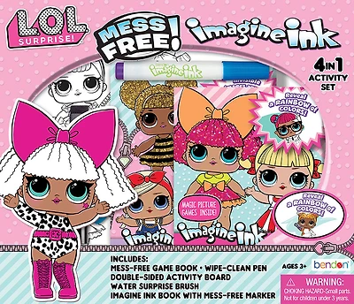 Trousse d,aventures 4-en-1 Imagine Ink - LOL Surprise - Édition anglaise