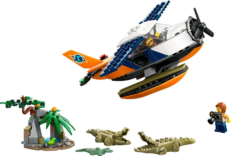 LEGO City L'hydravion d'exploration de la jungle, Ensemble de jouet 60425
