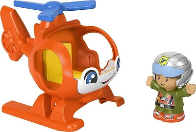 Fisher-Price Little People Hélicoptère, véhicule et figurine
