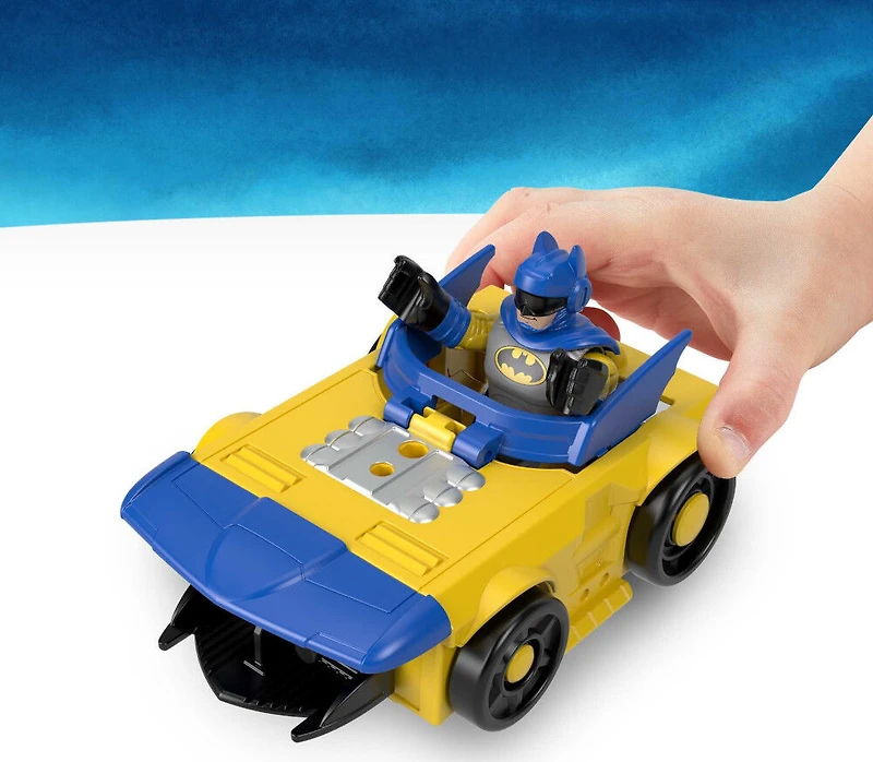Imaginext DC Super Friends  Slammers Batmobile and Mystery Figure