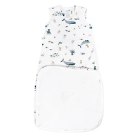 Perlimpinpin-Bamboo sleep bag 1.0 TOG- Deep sea-0-6m