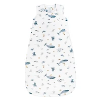 Perlimpinpin-Bamboo sleep bag 1.0 TOG- Deep sea-0-6m