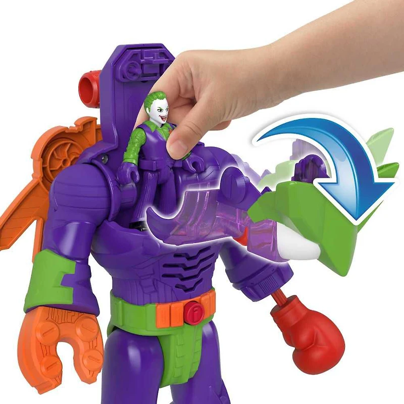 Imaginext- DC Super Friends - Planeur et Rirebot du Joker