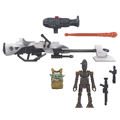 Star Wars Mission Fleet Expedition Class, IG-11, moto speeder, Protéger l'objectif, figurines