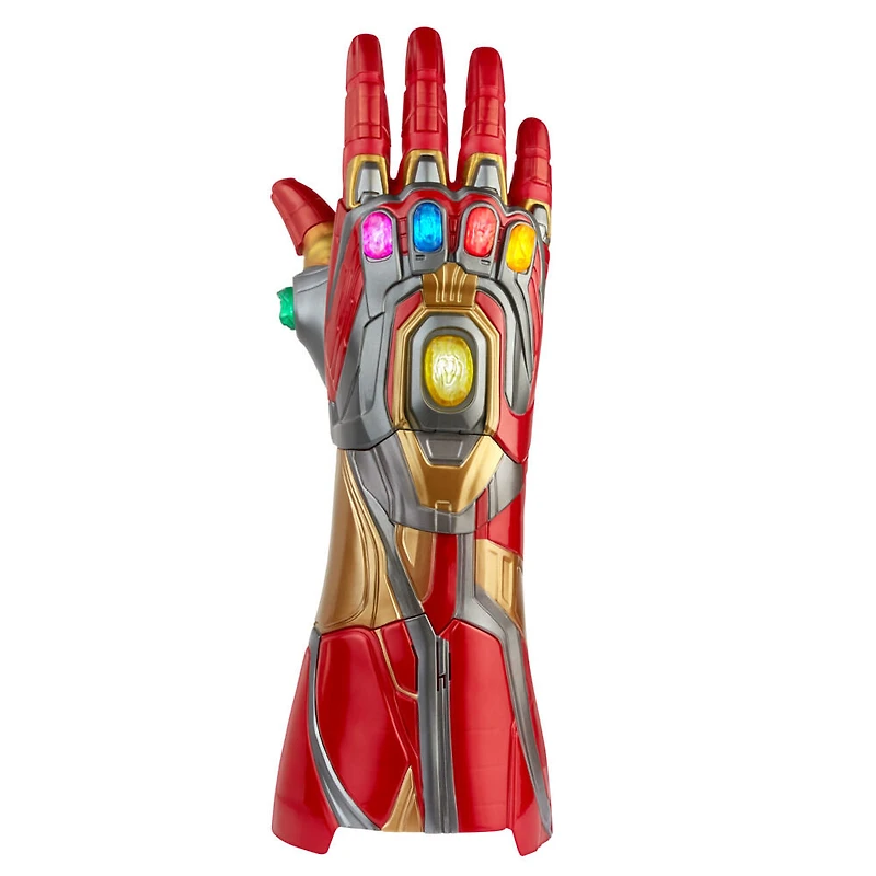 Marvel Legends Series, gant électronique articulé Iron Man Nano Gauntlet, lumières