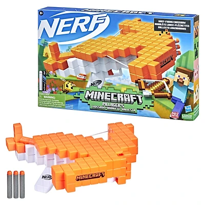 Nerf Minecraft arbalète à fléchettes Pillager's Crossbow