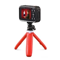 VTech KidiZoom Creator Cam, appareil photo haute définition pour enfants, écran vert inclus, caméra à selfie à rabattre, bâton/trépied à selfie, minuteur automatique