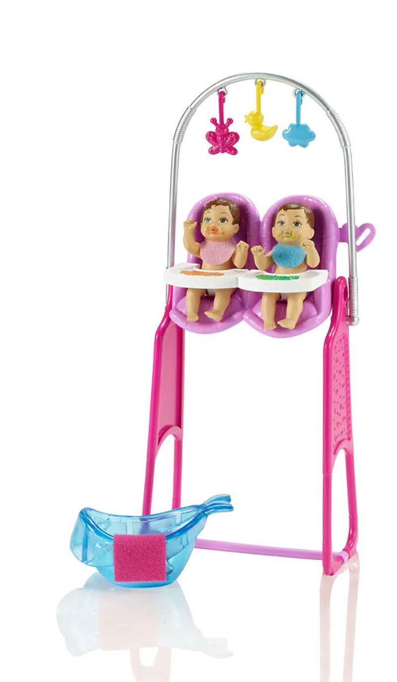 Barbie - Careers Twin Babysitter Doll & Playset