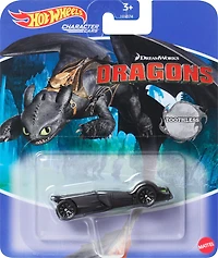 Hot Wheels Licensed Character Car, Toothless