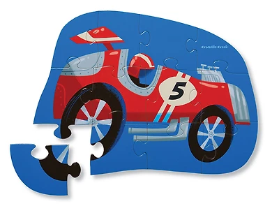 Crocodile Creek Aux courses de 12 morceaux puzzle