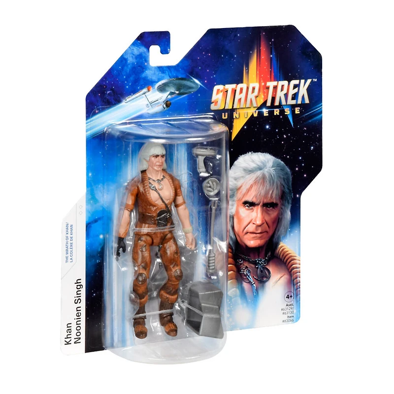 Star Trek 5" Univers Figurine - Khan Noonien Singh (La Colère De Khan)