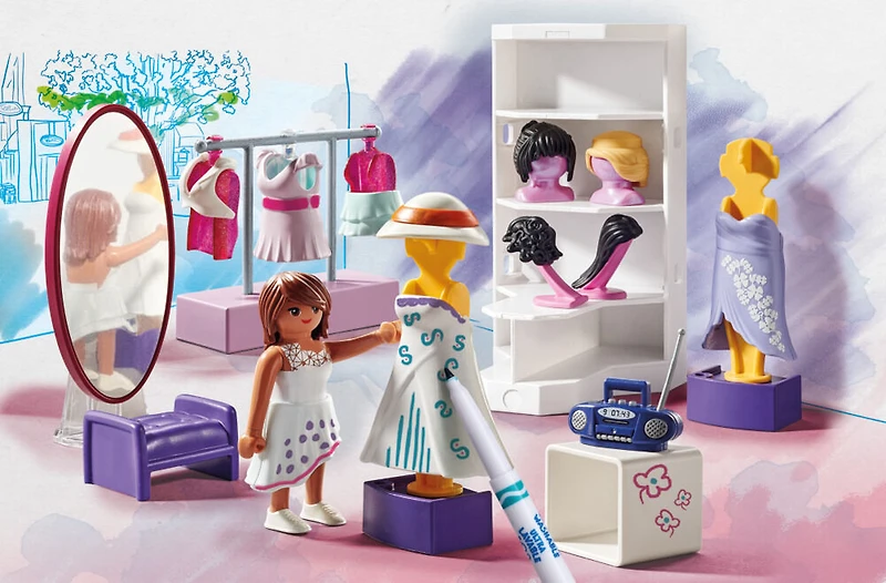 PLAYMOBIL Colour: Dressing Room