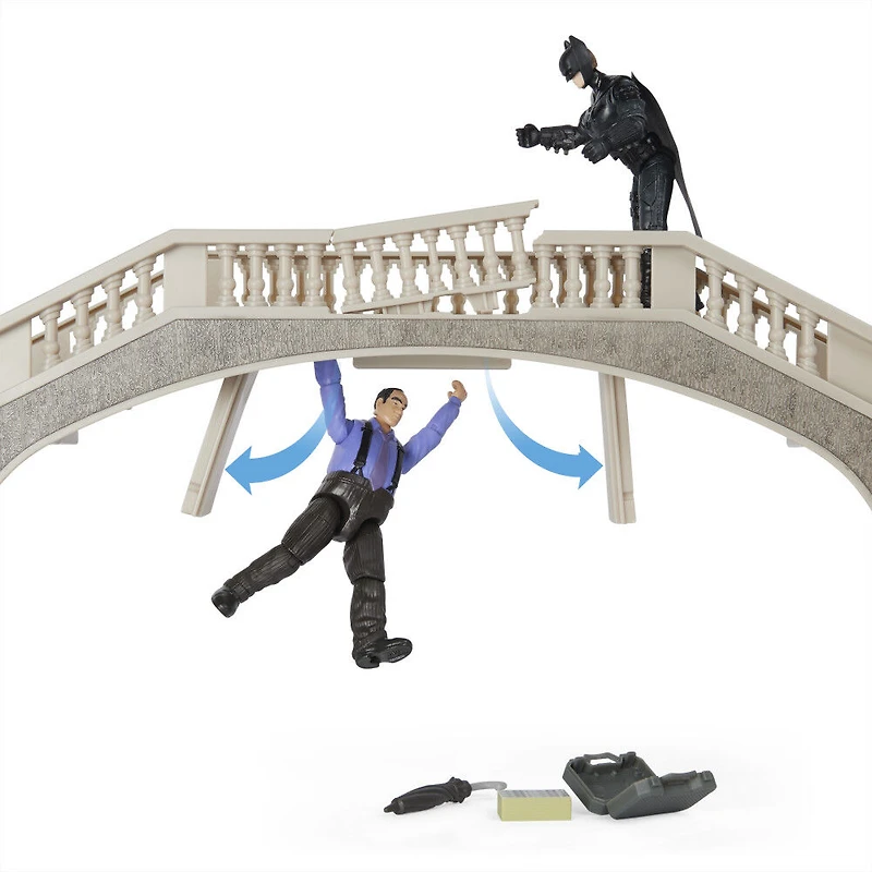 DC Comics, Batman Batcave with Exclusive Batman and Penguin Action Figures and Batcycle