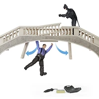 DC Comics, Batman Batcave with Exclusive Batman and Penguin Action Figures and Batcycle