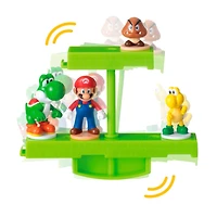 Epoch Games Jeux d'équilibrage Super Mario, 3 jeux d'adresse sur table avec figurines d'action Super Mario à collectionner