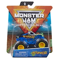 Monster Jam, Monster truck Aftershock  officiel, véhicule en métal moulé, série Forces of Nature, échelle 1:64