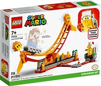 LEGO Super Mario Ensemble d'extension Le manège de la vague de lave 71416; Ensemble de jeu de construction (218 pièces)