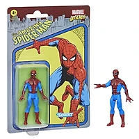 Hasbro Marvel Legends Series, figurine de collection retro Spider-Man de 9,5 cm