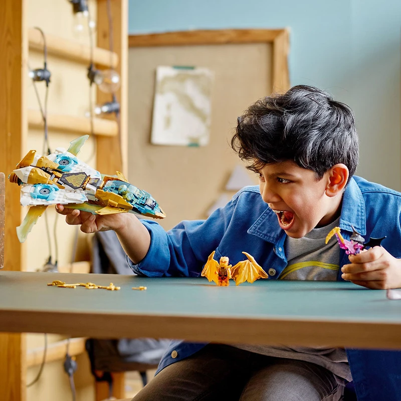 LEGO NINJAGO L'avion dragon d'or de Zane 71770 Ensemble de construction (258 pièces)