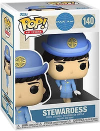 Figurine en Vinyle Hôtesse de l'air Pan Am sans sac par Funko POP! Pan Am: Ad Icons