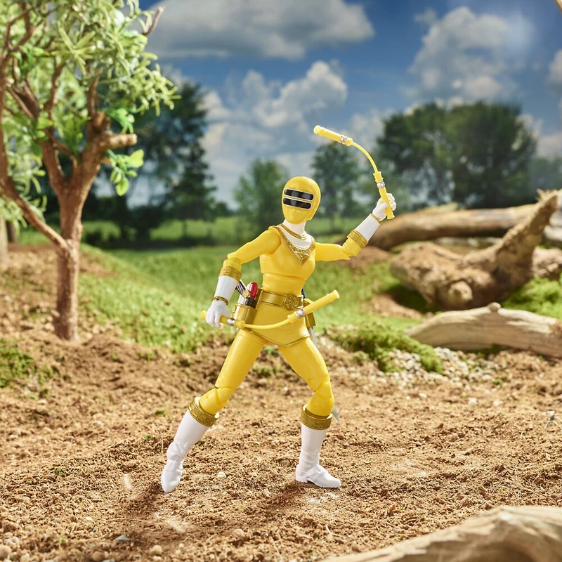 Power Rangers Lightning Collection, Ranger Zeo jaune, figurine articulée premium de 15 cm de collection