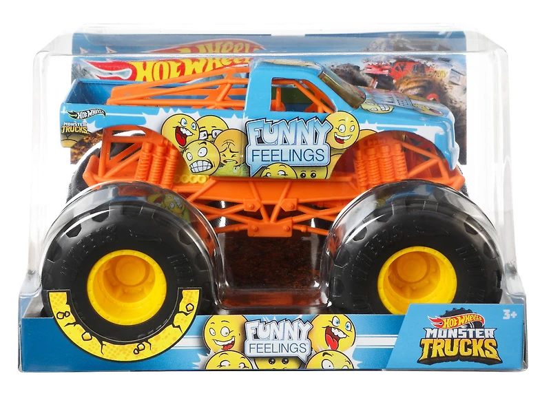Hot Wheels Monster Trucks 1:24 Funny Feelings Vehicle