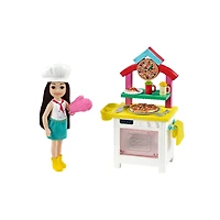 ​Barbie Chelsea Can Be Pizza Chef Playset with Chelsea Doll (6-in/15.24-cm), Pizza Oven, 2 Spice Shakers, Pizza Pan & More