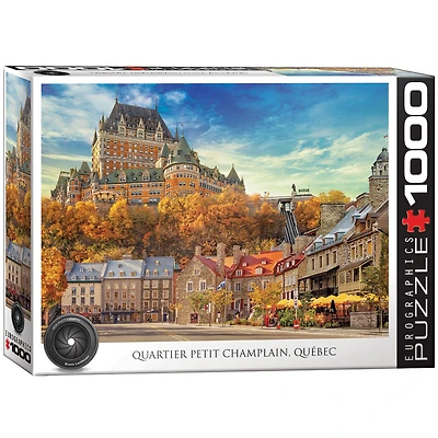 Puzzle Eurographics Quartier Petit Champlain Québec 1000 Pièces