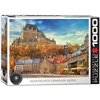 Puzzle Eurographics Quartier Petit Champlain Québec 1000 Pièces