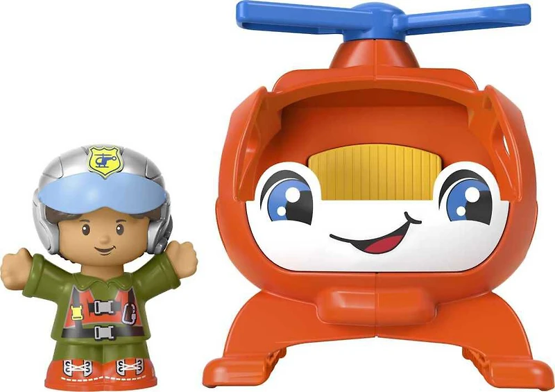 Fisher-Price Little People Hélicoptère, véhicule et figurine