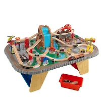Ensemble Train et Table en bois Waterfall Junction