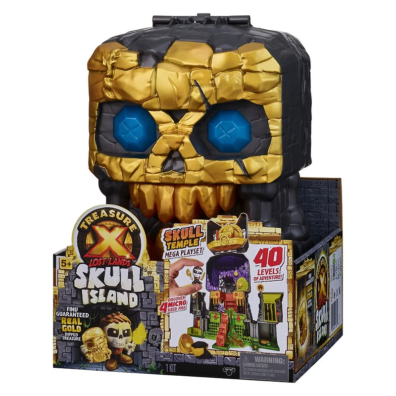 Treasure X Lost Lands Skull Island Skull Temple Mega Playset