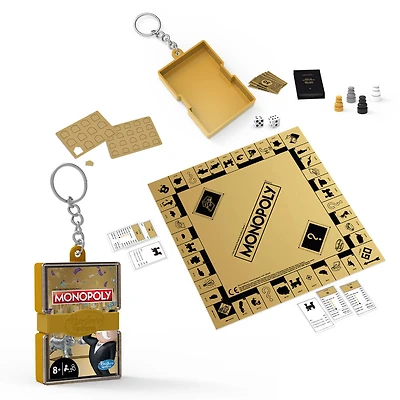 Hasbro Mini Games Ast - Gold Monopoly