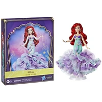 Disney Princesses Style Series poupée mannequin Ariel, poupée de collection Deluxe avec accessoires