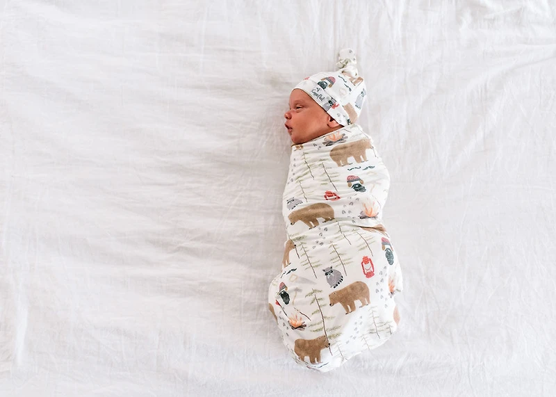 Copper Pearl Lumberjack Swaddle