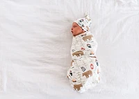 Copper Pearl Lumberjack Swaddle