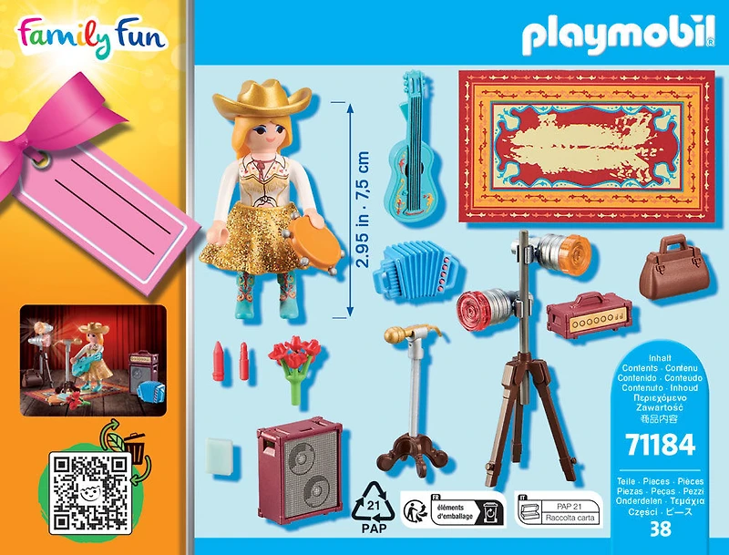 Playmobil - Set cadeau Chanteuse de country