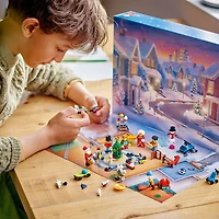 LEGO City 2024 Advent Calendar, Countdown Holiday Gift, Miniature Christmas Figures, 60436