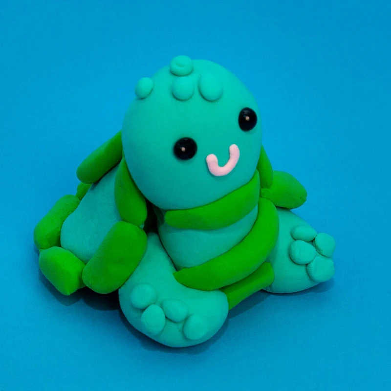 Play-Doh Air Dry Clay Buddies, Totally Turtle