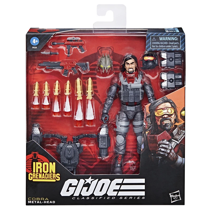 G.I. Joe Classified Series, figurine deluxe 118 Grenadier de Fer Metal-Head