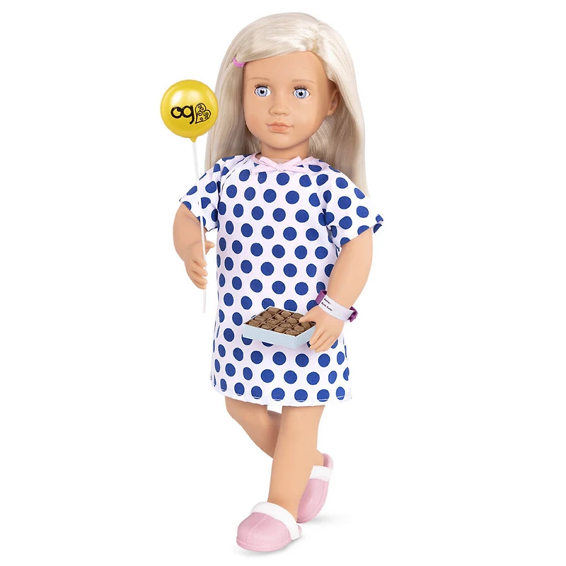 Ensemble Séjour à l'hôpital avec masque pour poupée 46 cm, Comfy Recovery, Our Generation