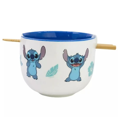 Stitch Ramen Bowl With Chopsticks