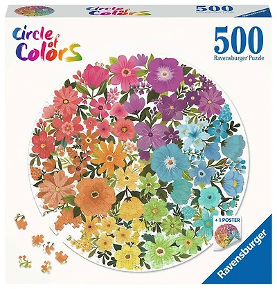 Ravensburger Circle of Colours Flowers 1000pc Puzzle